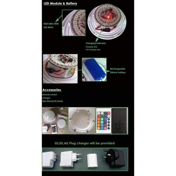 Planet Gates Luminous waterproof Stool High LED bar chair barstool upholstered LED Commercial Bar Furniture Bar Stools