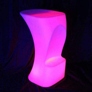 Planet Gates Luminous waterproof Stool High LED bar chair barstool upholstered LED Commercial Bar Furniture Bar Stools