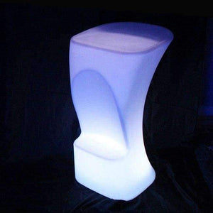 Planet Gates Luminous waterproof Stool High LED bar chair barstool upholstered LED Commercial Bar Furniture Bar Stools