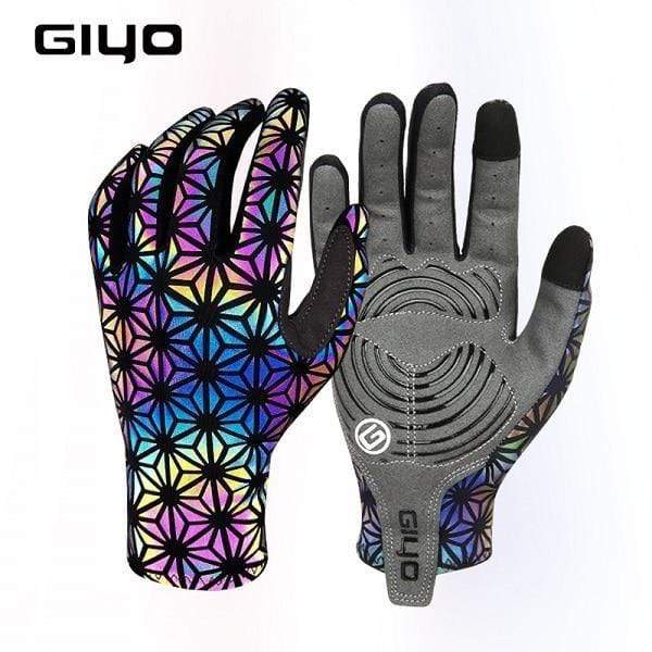 Planet Gates Wind Breaking Cycling Full Finger Gloves Touch Screen Anti-slip Bicycle Lycra Fabric Mittens Bicicleta Road Bike Long Glove