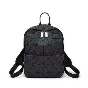 Planet Gates LuminousA Women Backpack Geometric Shoulder Bag Student's School Bag For Teenage Hologram Luminous Backpacks Laser bao bag backpack
