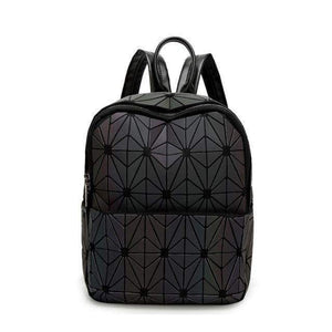 Planet Gates LuminousB Women Backpack Geometric Shoulder Bag Student's School Bag For Teenage Hologram Luminous Backpacks Laser bao bag backpack