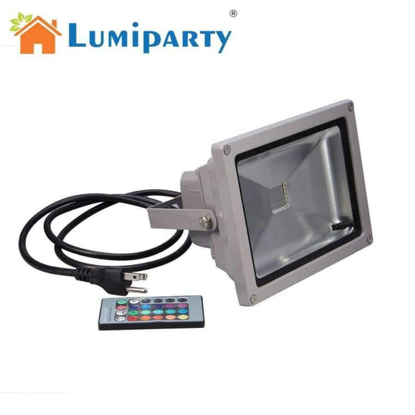 Planet Gates LumiParty 16 Color Tones RGB LED Flood Light for Illumination and Beautification of Home Hotel Garden Landscape