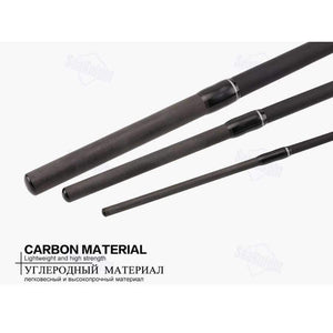 Planet Gates Lure Fishing Rod 2.1M 2.4M 2.7M 4 Section M Power Carbon Fiber Spinning/Casting Travel Rod 10-30g Fishing Tackle