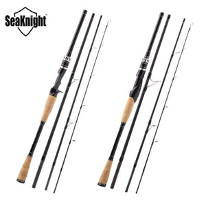 Planet Gates Lure Fishing Rod 2.1M 2.4M 2.7M 4 Section M Power Carbon Fiber Spinning/Casting Travel Rod 10-30g Fishing Tackle