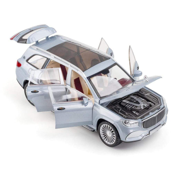 Planet Gates Luxury 1:24 Alloy Model Car Mercedes-Benz Gls 600 Maybach Miniature Diecast Metal Vehicle Collection Display Gift for Children