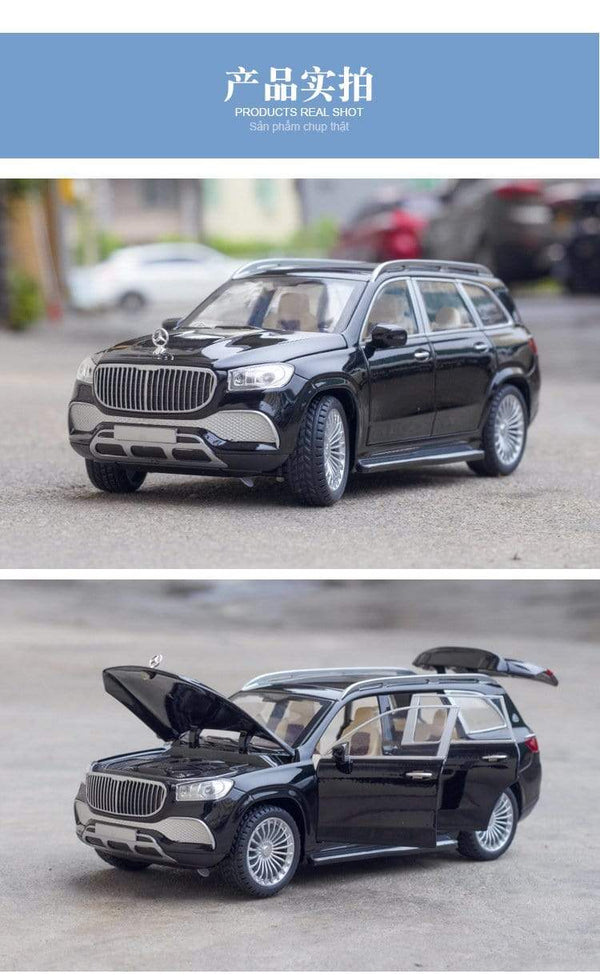 Planet Gates Luxury 1:24 Alloy Model Car Mercedes-Benz Gls 600 Maybach Miniature Diecast Metal Vehicle Collection Display Gift for Children