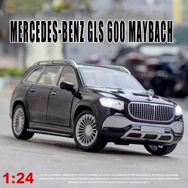 Planet Gates Luxury 1:24 Alloy Model Car Mercedes-Benz Gls 600 Maybach Miniature Diecast Metal Vehicle Collection Display Gift for Children