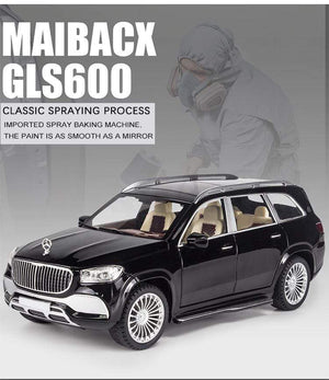 Planet Gates Luxury 1:24 Alloy Model Car Mercedes-Benz Gls 600 Maybach Miniature Diecast Metal Vehicle Collection Display Gift for Children