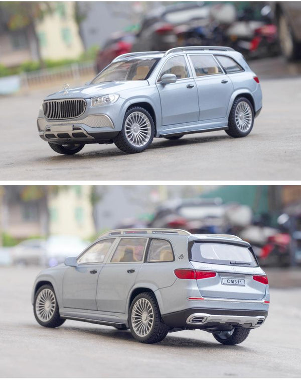 Planet Gates Luxury 1:24 Alloy Model Car Mercedes-Benz Gls 600 Maybach Miniature Diecast Metal Vehicle Collection Display Gift for Children