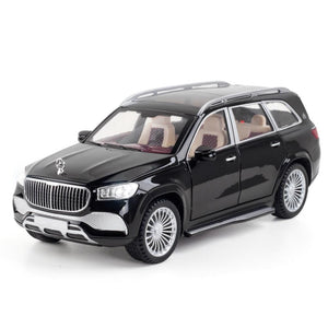Planet Gates Luxury 1:24 Alloy Model Car Mercedes-Benz Gls 600 Maybach Miniature Diecast Metal Vehicle Collection Display Gift for Children