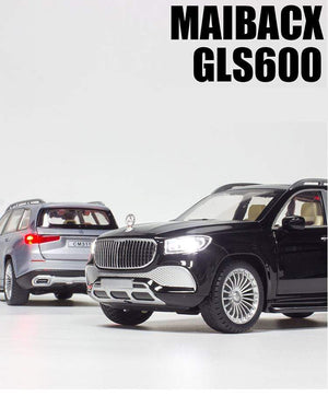 Planet Gates Luxury 1:24 Alloy Model Car Mercedes-Benz Gls 600 Maybach Miniature Diecast Metal Vehicle Collection Display Gift for Children