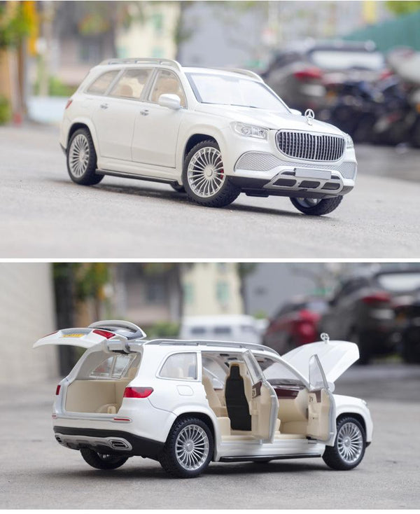 Planet Gates Luxury 1:24 Alloy Model Car Mercedes-Benz Gls 600 Maybach Miniature Diecast Metal Vehicle Collection Display Gift for Children