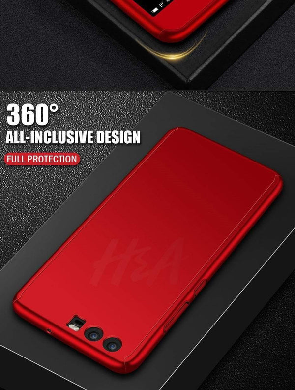 Planet Gates Luxury 360 Degree Full Cover Phone Case For huawei P10 P9 P8 Lite Mate 20 10 Pro Lite Screen Protector Cover Mate 20 Case Glass