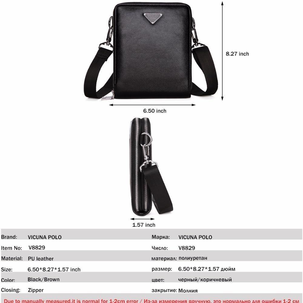 Planet Gates Luxury Brand Bags Leather Men's Single Shoulder Bag Double Pocket Men Bags Men Casual Crossbody Bag Handbag For Male