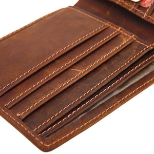 Planet Gates Luxury Brand Cow Genuine Leather Men Wallets 100% Top Quality Short Male Purse Carteira Masculina Drop shipping W003