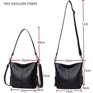 Luxury Brand Women Handbags 2 Shoulder Strap Tote Bag Designer Soft Leather Ladies Hand Bags