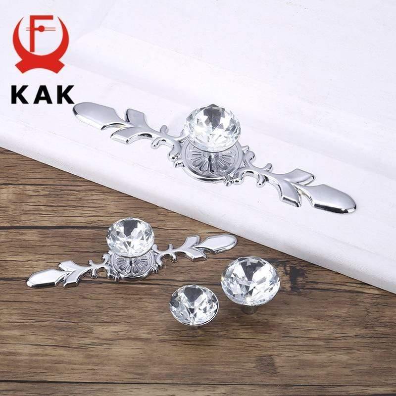 Luxury Diamond Crystal Handles Shoe Box Cabinet Handles Closet Door  Drawer Knobs Wardrobe Pulls Pullers With Screws Hardware