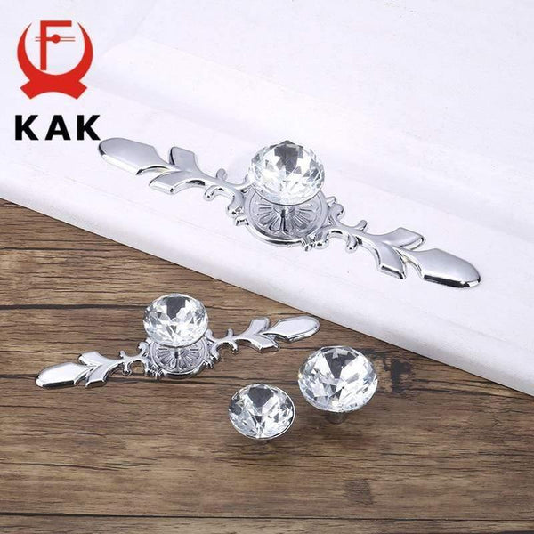 Luxury Diamond Crystal Handles Shoe Box Cabinet Handles Closet Door  Drawer Knobs Wardrobe Pulls Pullers With Screws Hardware