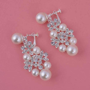 Planet Gates Luxury Fashion 2018 Necklaces Earrings Tiara Rhinestone Crystal Pearl Wedding Bride Party Wholesale Bridal Jewelry Sets