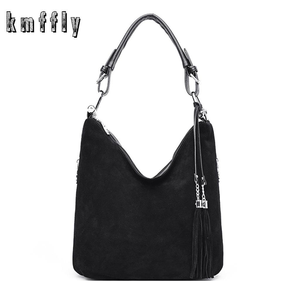 Luxury Handbag Women Bags Designer Crossbody Bags For Women Black Faux Suede Shoulder Bags
