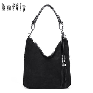 Luxury Handbag Women Bags Designer Crossbody Bags For Women Black Faux Suede Shoulder Bags