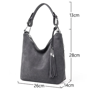 Luxury Handbag Women Bags Designer Crossbody Bags For Women Black Faux Suede Shoulder Bags