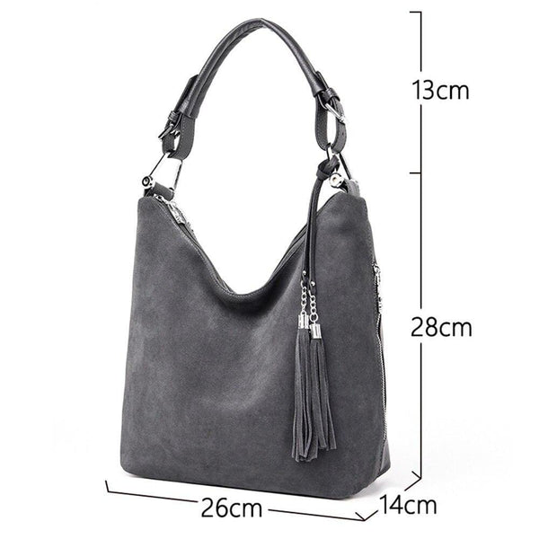 Luxury Handbag Women Bags Designer Crossbody Bags For Women Black Faux Suede Shoulder Bags