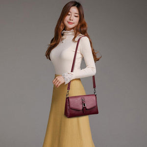 Luxury Handbag Women Bags Designer Vintage Women Messenger Bag Female Leather Shoulder