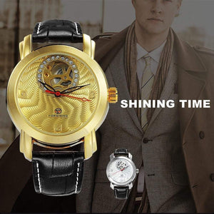 Planet Gates Luxury Men Women Mechanical Watches  Fashion Lover's Gift Crystal Decoration Delicate Dial Louvre Series Hollow