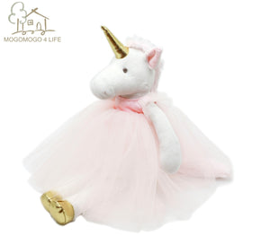 Luxury Mogo Handmade Plush Unicorn Toy Ballerina Unicorn Doll Princess Unicorn Doll Super Golden Horn Horse Stuffed Animals
