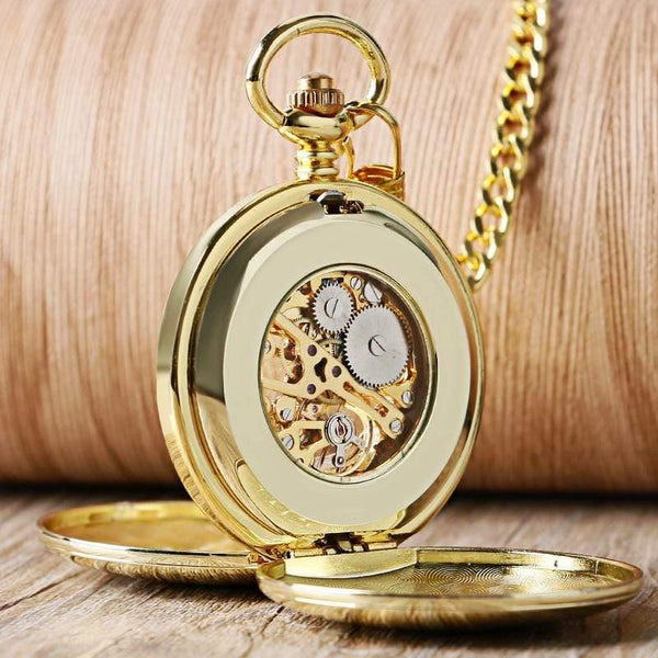 Planet Gates Luxury Smooth Roman Numerals Vintage Mechanical Chain Gift FOB Steampunk Hand Wind Casual Men Women Pocket Watches