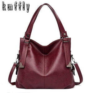 Luxury Soft Leather Handbag Women Bag Designer Female Crossbody Bag Famous Brand