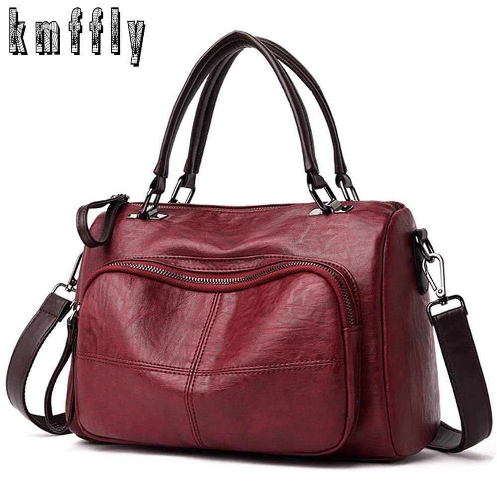 Luxury Women Handbags Large Capacity Boston Tote Bag Designer Soft Leather Ladies Hand Bags