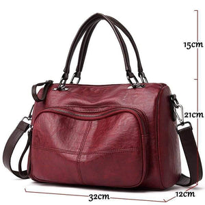 Luxury Women Handbags Large Capacity Boston Tote Bag Designer Soft Leather Ladies Hand Bags