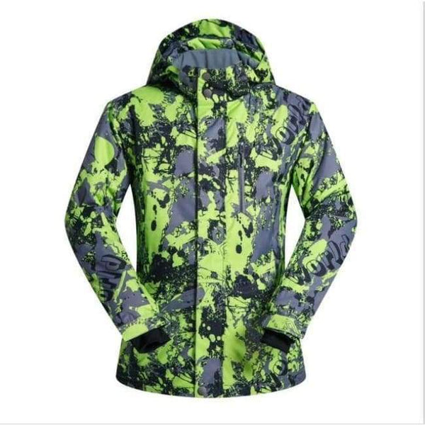 Planet Gates Lv Di Tu / M Men Ski Jacket Winter  New Outdoor High Quality Windproof Waterproof Thicken Warm Snow Snowboard Ski Jacket Brands Hooded