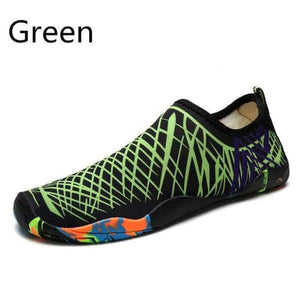 Planet Gates LX988  Green / 11 Men Women Beach Aqua Shoes Swimming Water Adult Unisex Flat Soft Seaside Walking Upstream Sneakers Summer Marine Fishing