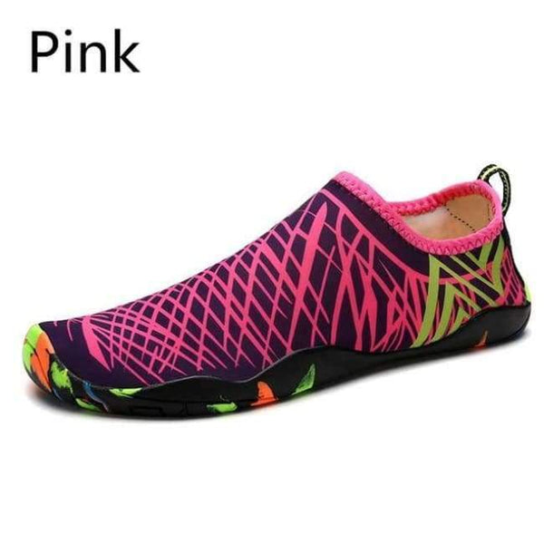 Planet Gates LX988  Pink / 11 Men Women Beach Aqua Shoes Swimming Water Adult Unisex Flat Soft Seaside Walking Upstream Sneakers Summer Marine Fishing