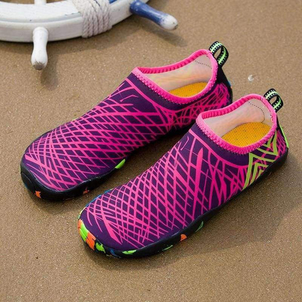 Planet Gates LX988  Pink / 11 Men Women Beach Aqua Shoes Swimming Water Adult Unisex Flat Soft Seaside Walking Upstream Sneakers Summer Marine Fishing
