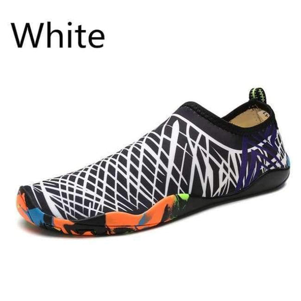 Planet Gates LX988  White / 11 Men Women Beach Aqua Shoes Swimming Water Adult Unisex Flat Soft Seaside Walking Upstream Sneakers Summer Marine Fishing