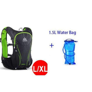 Planet Gates LXL and bladder Outdoor Sports Backpack Women / Men Marathon Hydration Vest Pack for Exchange Cycling Hiking Running Water Bag