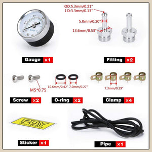 Planet Gates LZONE - T2 UNIVERSAL ADJUSTABLE MANUAL GAUGE TURBO BOOST CONTROLLER 1-150 PSI SR20DET SR JR5811