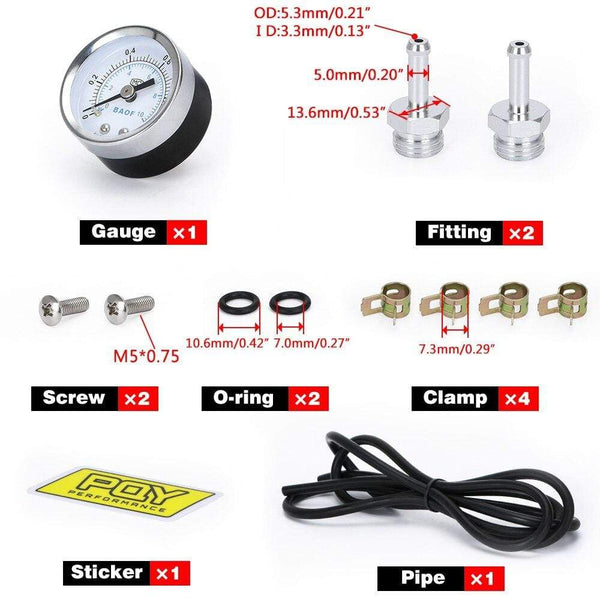 Planet Gates LZONE - T2 UNIVERSAL ADJUSTABLE MANUAL GAUGE TURBO BOOST CONTROLLER 1-150 PSI SR20DET SR JR5811