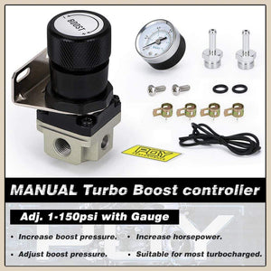 Planet Gates LZONE - T2 UNIVERSAL ADJUSTABLE MANUAL GAUGE TURBO BOOST CONTROLLER 1-150 PSI SR20DET SR JR5811