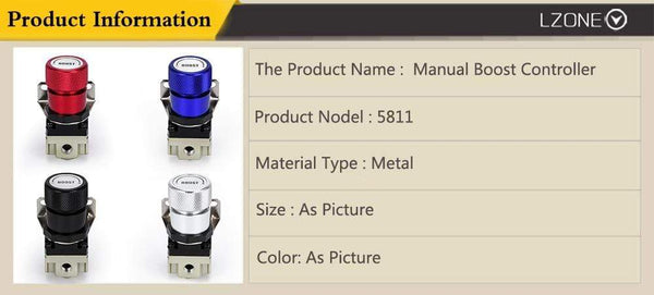 Planet Gates LZONE - T2 UNIVERSAL ADJUSTABLE MANUAL GAUGE TURBO BOOST CONTROLLER 1-150 PSI SR20DET SR JR5811