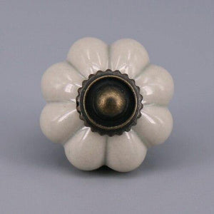 1x Hot selling Pumpkins Knobs Ceramic Kitchen Cupboard Cabinet Wardrobe Baby Children Room Pull Drawer 33mm Porcelain Handle