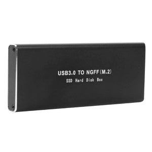 Planet Gates M.2 NGFF to USB3.0 HDD SSD Case USB3.0 to USB3.0 Micro-B Adapter 6GB/s HDD Enclosure Box External Hard Disk Drive Box SSD Case