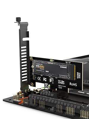 Planet Gates M.2 NVMe SSD Express Card M Key to PCIE 3.0 X4 Adapter External SSD Support 230-2280 Size M.2 FULL SPEED