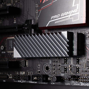 Planet Gates M.2 SSD NVMe Heat Sink Heatsink M.2 2280 SSD Hard Disk Aluminum Heat Sink Radiator Thermal Pad for Desktop PC Thermal Gasket