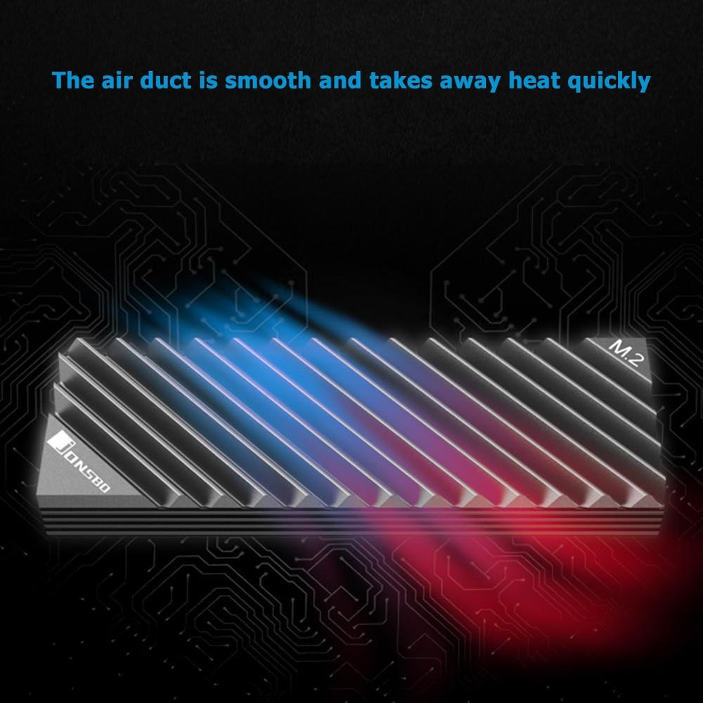 Planet Gates M.2 SSD NVMe Heat Sink Heatsink M.2 2280 SSD Hard Disk Aluminum Heat Sink Radiator Thermal Pad for Desktop PC Thermal Gasket